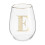 Premier Housewares Premier Housewares Letter E Stemless Wine Glass 2