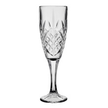 Premier Housewares Set of four Beaufort Crystal Champagne Flutes