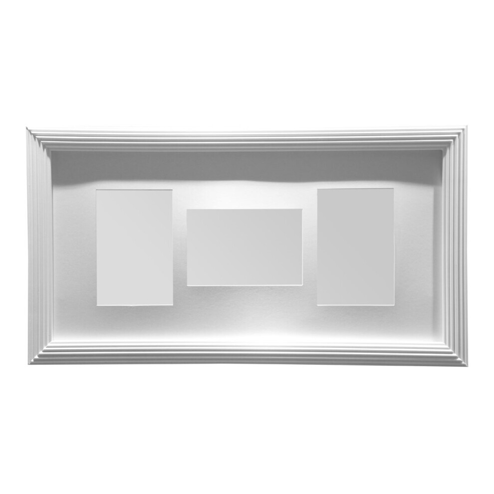 Premier Housewares 3 Photo Multi Photo Frame White