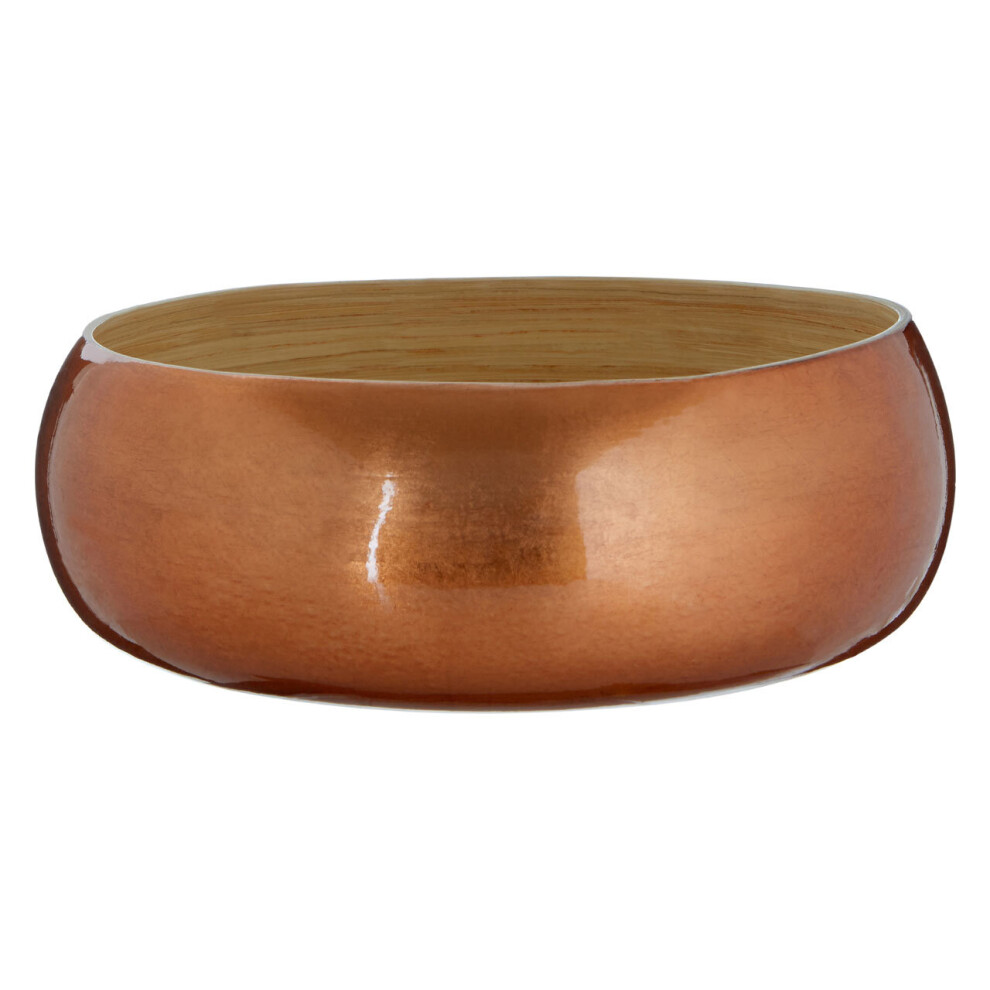 Premier Housewares Kyoto Round Medium Rose Bowl Gold