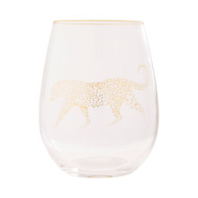 Premier Housewares Leopard Wine Glass