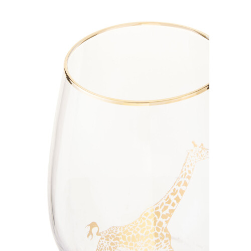 Premier Housewares Premier Housewares Giraffe Stemless Wine Glass 2