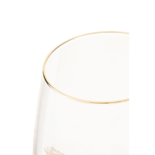 Premier Housewares Premier Housewares Lion Stemless Wine Glass 2