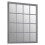Premier Housewares Premier Housewares Grey Flat Wood Wall Mirror 2