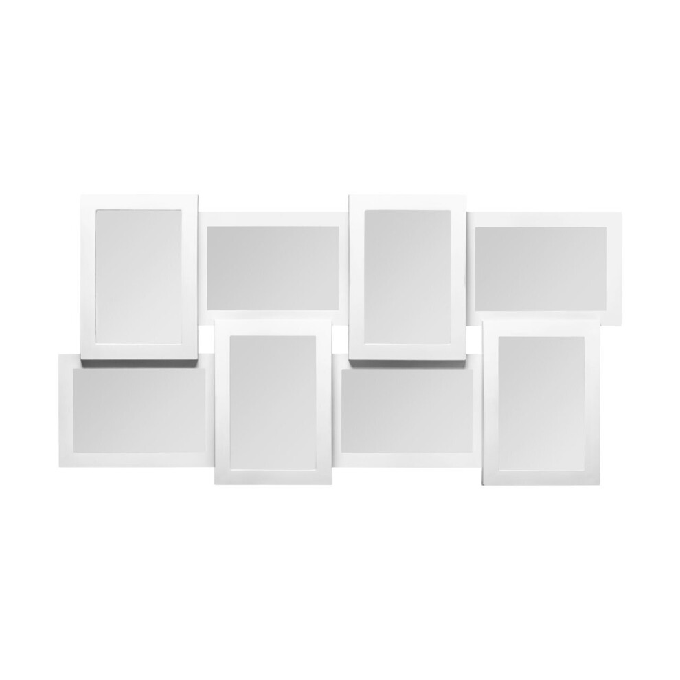 Premier Housewares White 8 Photo 3D Frame