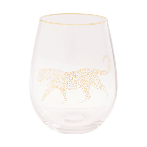 Premier Housewares Premier Housewares Leopard Wine Glass 1