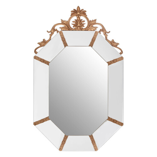 Premier Housewares Premier Housewares Wall Mirror with Gold Resin Frame