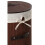Premier Housewares Premier Housewares Kankyo Dark Brown Round Laundry Hamper 4
