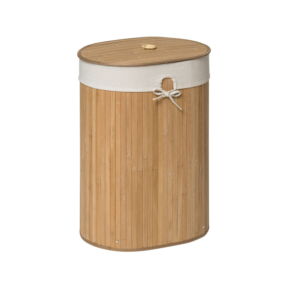 Premier Housewares Kankyo Natural Oval Laundry Hamper