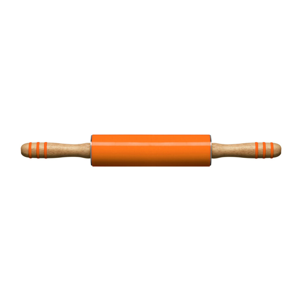 Premier Housewares Zing Orange Silicone Rolling Pin