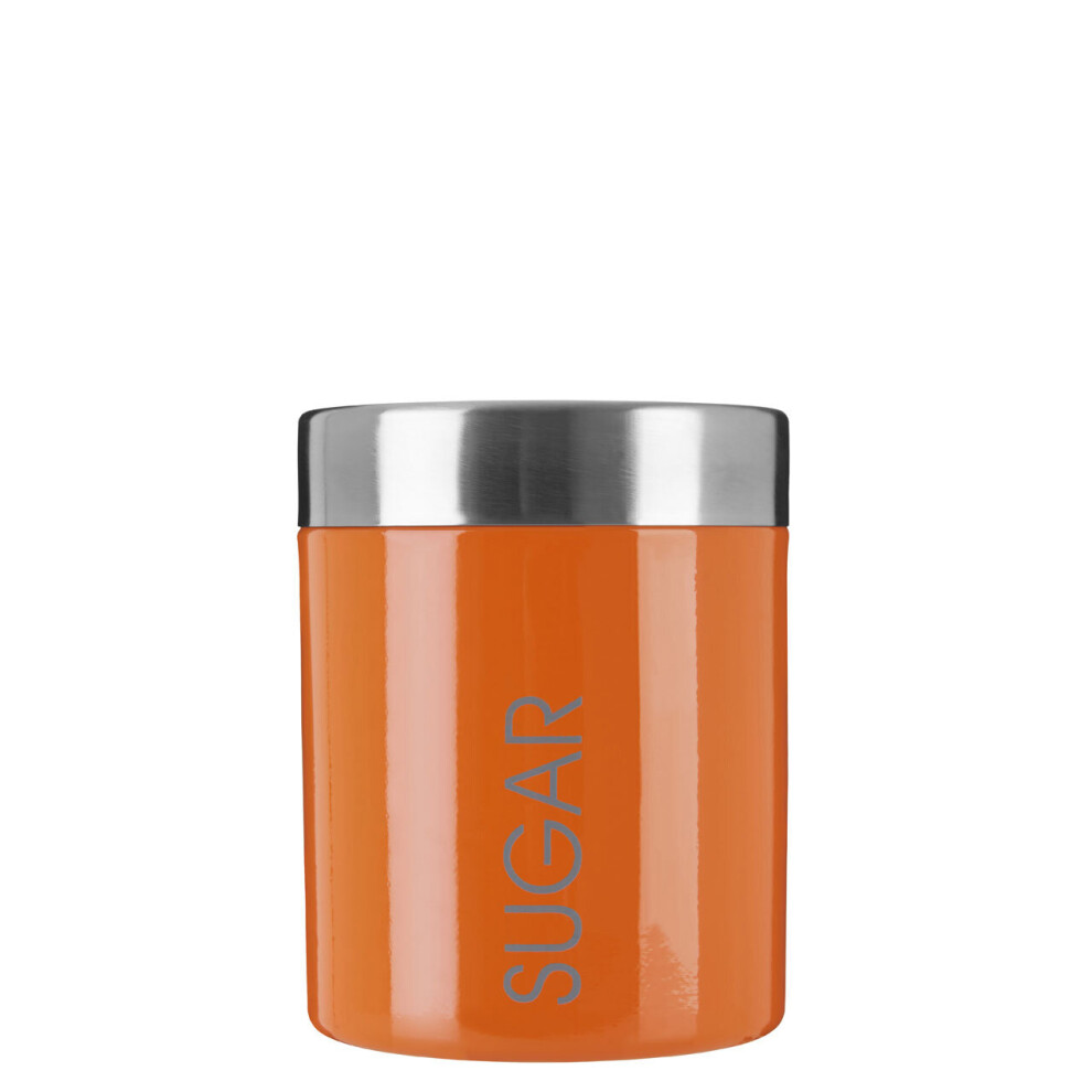 Premier Housewares Enamel Sugar Canister Orange