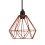 Premier Housewares Premier Housewares Bartol Copper Metal Wire Pendant Light 1