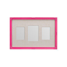 Premier Housewares Pink 3 Photo Multi Photo Frame