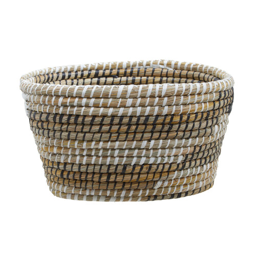 Premier Housewares Premier Housewares Set of Three Oval Straw Baskets 1