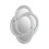 Premier Housewares Premier Housewares Silver Finish Elliptical Design Wall Mirror 1