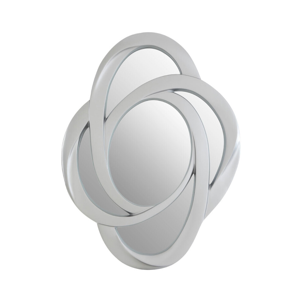 Premier Housewares Finish Elliptical Design Wall Mirror Silver