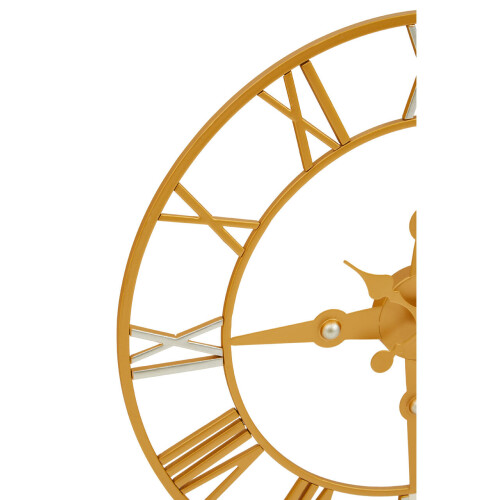 Premier Housewares Premier Housewares Vitus Gold Silver Wall Clock 1