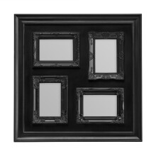 Premier Housewares 4 Photo Black Plastic Multi Photo Frame