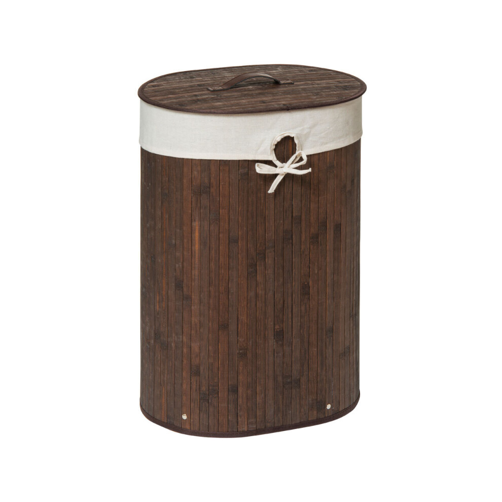 Premier Housewares KankyoDark Brown Oval Laundry Hamper