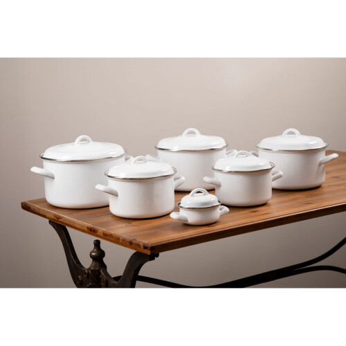 Premier Housewares Premier Housewares Porter 10cm Dia White Mini Casserole Dish 2