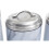Premier Housewares 4Pc White Marble Effect Storage Set, Kitchen Storage Set, 4 Piece Kitchen Canister Set, Metal Canisters 4