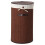 Premier Housewares Premier Housewares Kankyo Dark Brown Round Laundry Hamper 1
