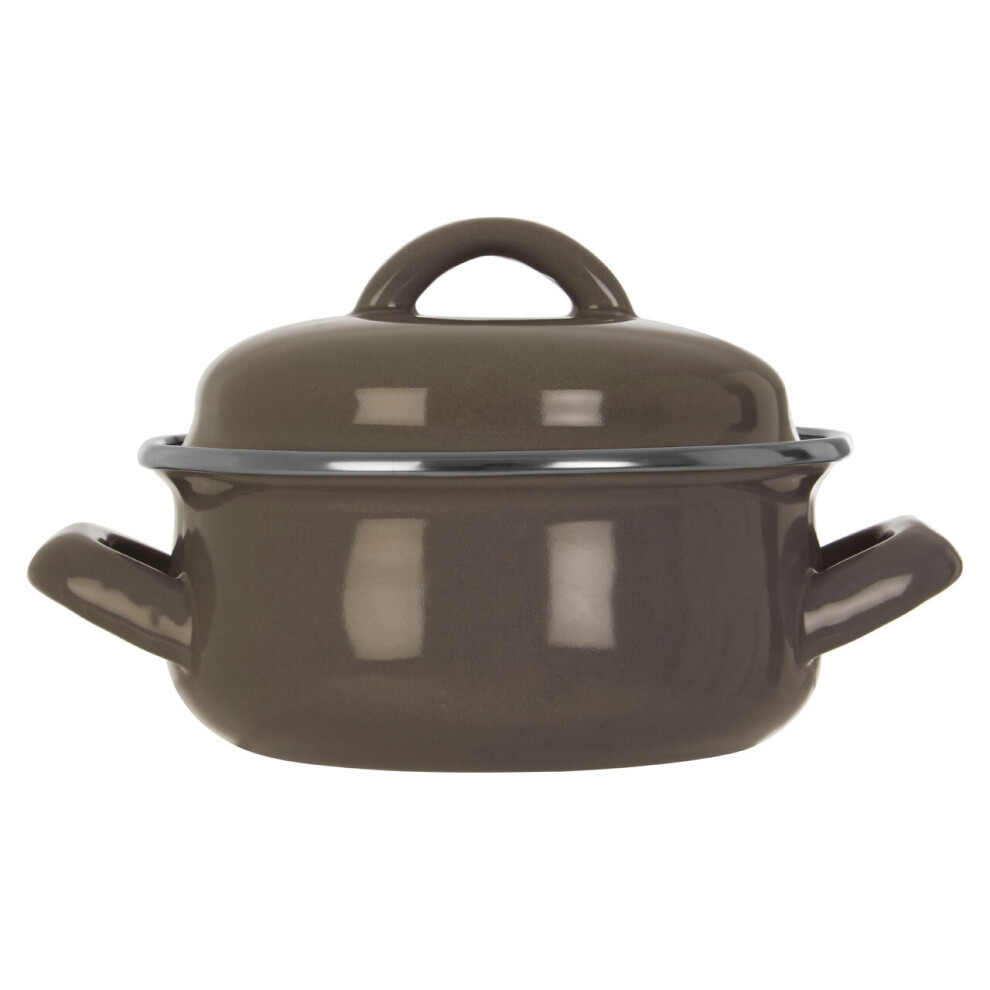 Premier Housewares Porter 12Cm Dia Mini Casserole Dish Grey