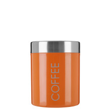 Premier Housewares Orange Enamel Coffee Canister