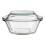 Premier Housewares Premier Housewares Small Round Glass Casserole Dish 1