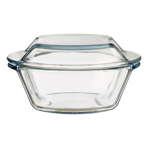 Premier Housewares Premier Housewares Small Round Glass Casserole Dish