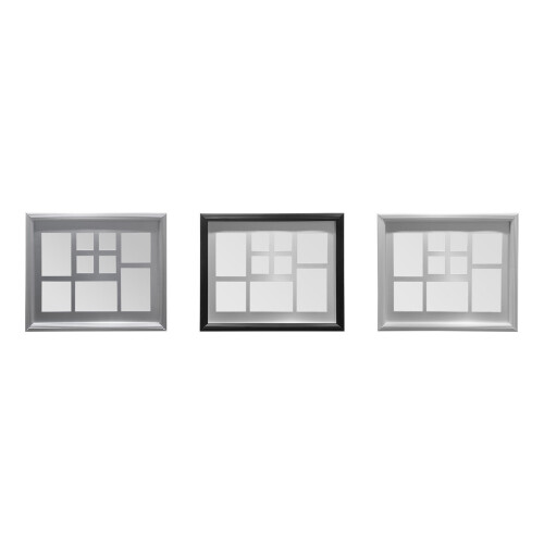 Premier Housewares Premier Housewares Silver 9 Photo Multi Photo Frame 1