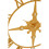 Premier Housewares Premier Housewares Vitus Gold Silver Wall Clock 4
