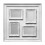 Premier Housewares Premier Housewares Vintage Style Silver 4 Photo Frame 1