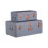 Premier Housewares Premier Housewares Grey Storage Trunks - Set of 2 2