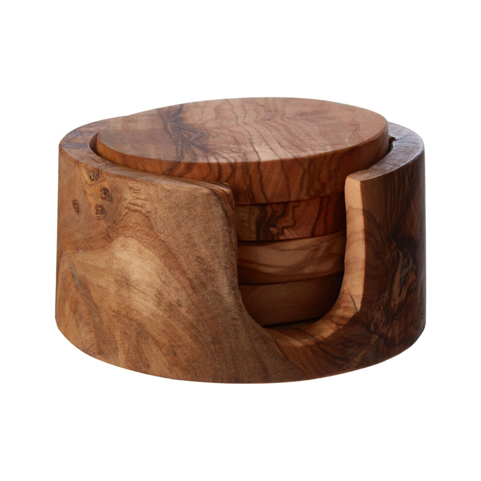 Kora Olive Wood Coaster