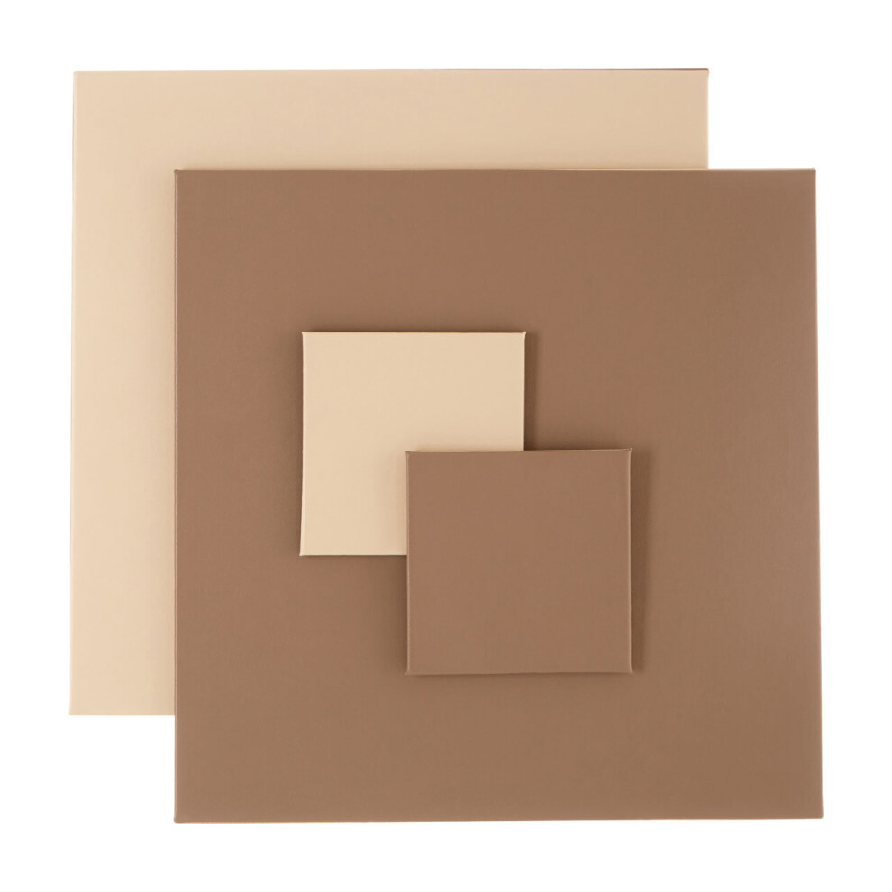 Premier Housewares Geome Reverse Taupe and Cream - Set of 4