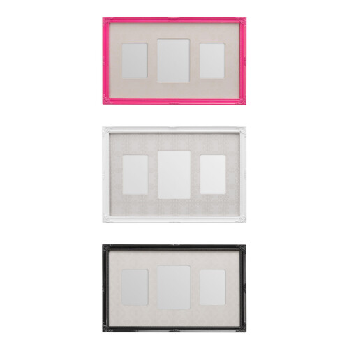 Premier Housewares Premier Housewares Black 3 Photo Multi Photo Frame 1