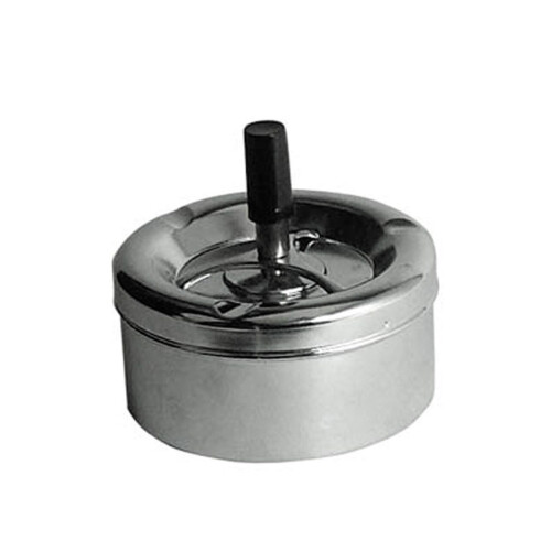 Premier Housewares Premier Housewares Chrome Effect Medium Spinning Ashtray