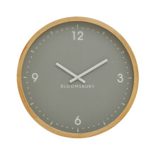 Understated Design Of Our Grey Wall Clock, Stylish Big Clock, Compact Lightweight Clock For Outdoor Indoor