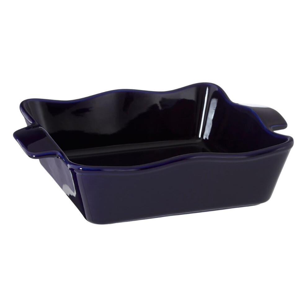 Premier Housewares Modern Retro Square Casserole Dish Blue
