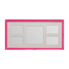Premier Housewares Pink 5 Photo Multi Photo Frame