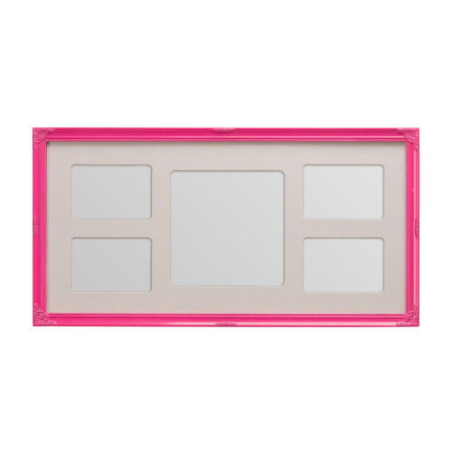 Premier Housewares Premier Housewares Pink 5 Photo Multi Photo Frame