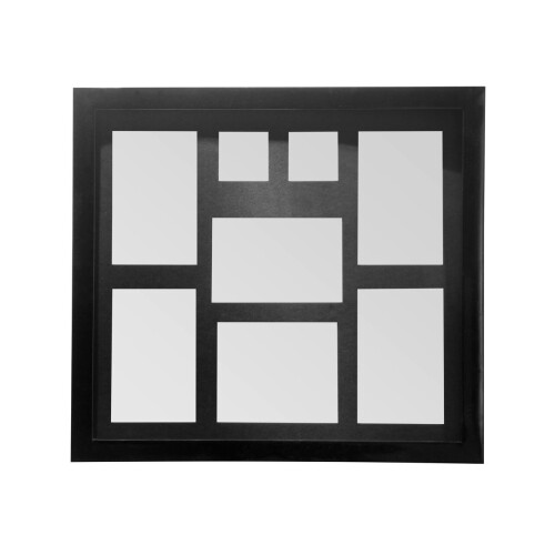 Premier Housewares Premier Housewares Black 8 Photo Multi Photo Frame