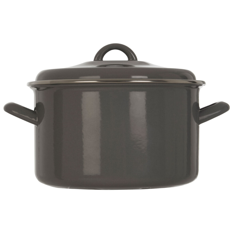 Premier Housewares Porter Large Casserole Dish With Lid Grey