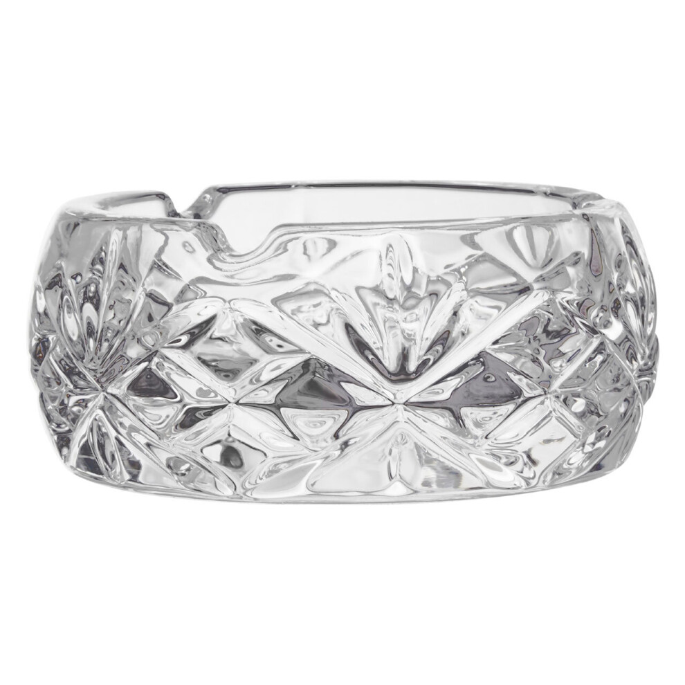 Premier Housewares Beaufort Small Crystal Textured Ashtray