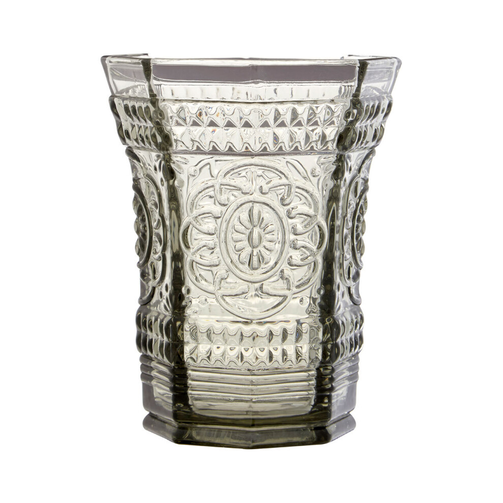 Premier Housewares Baroque Smoked Glass Tumbler