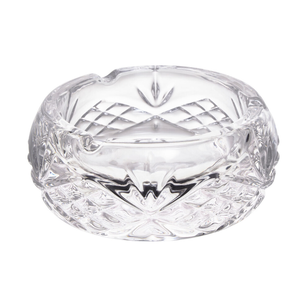 Premier Housewares Beaufort Large Crystal Textured Ashtray