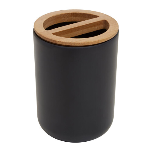Premier Housewares Premier Housewares Canyon Black Toothbrush Holder
