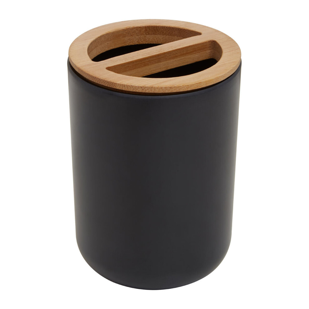 Premier Housewares Canyon Toothbrush Holder Black