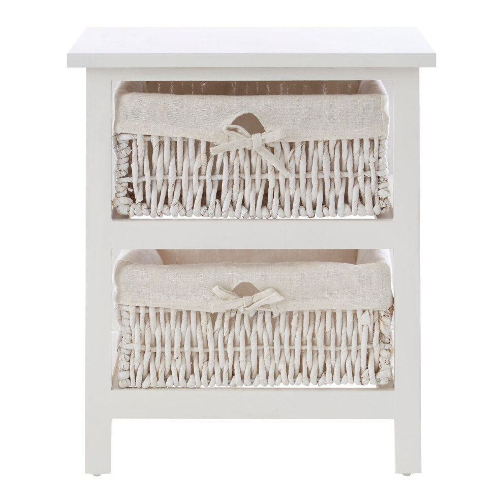 2 Drawer Maize Baskets Storage Unit